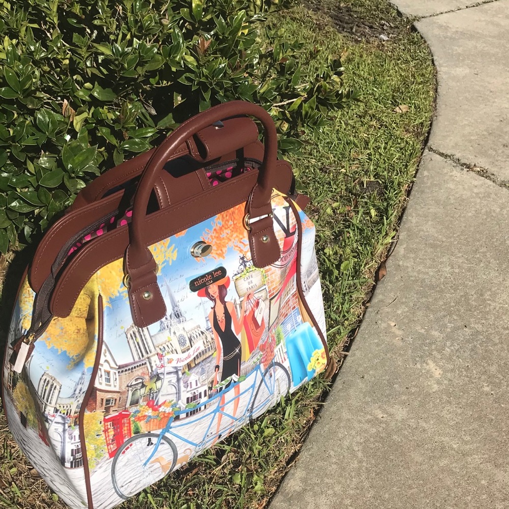 Nicole lee bicycle business Tote